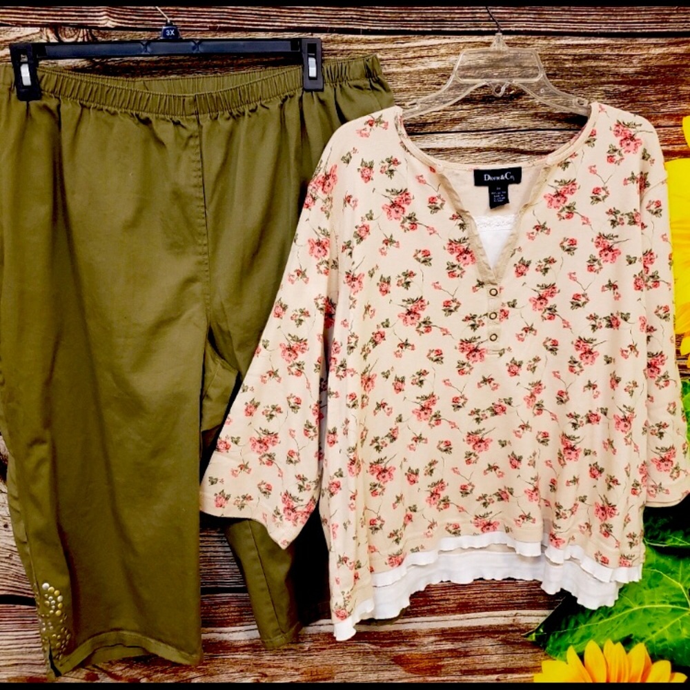 D& Co Capri&Top Outfit 3XL